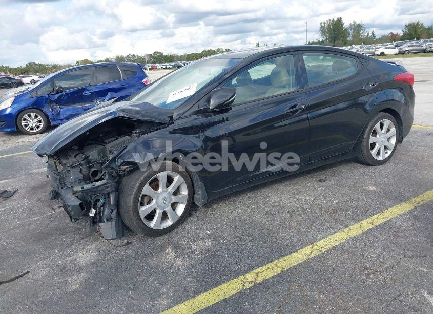 Photo 2 of 2013 Hyundai Elantra LIMITED (VIN 5NPDH4AE3DH317775)