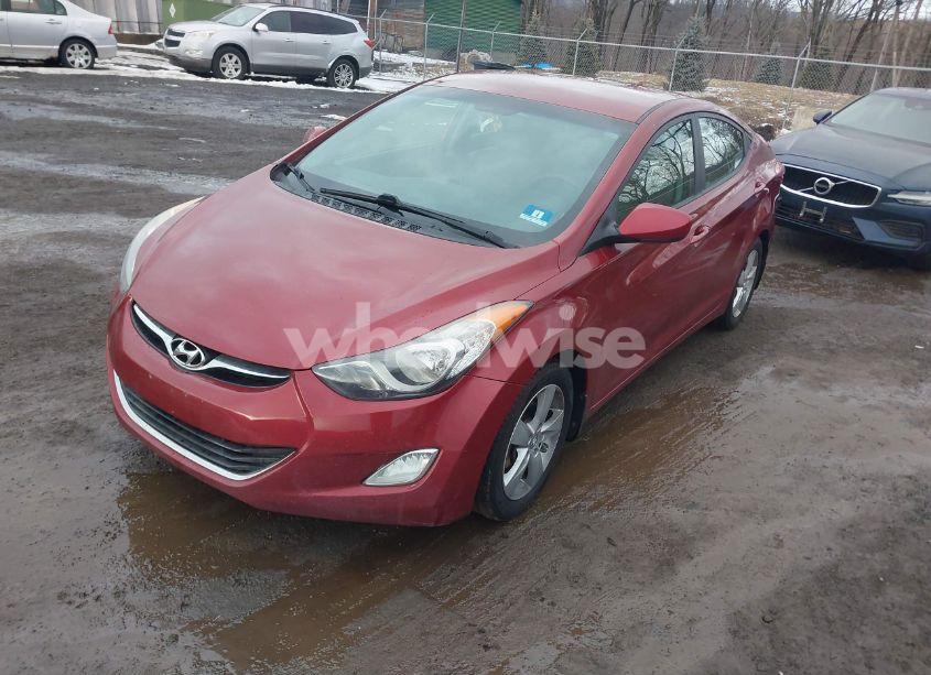 Photo 2 of 2013 Hyundai Elantra GLS (VIN 5NPDH4AE3DH402860)