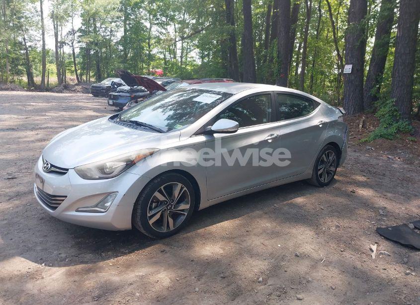 Photo 2 of 2014 Hyundai Elantra LIMITED (VIN 5NPDH4AE3EH485174)