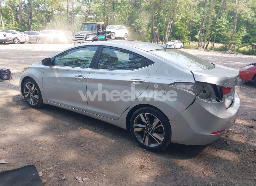 Photo 3 of 2014 Hyundai Elantra LIMITED (VIN 5NPDH4AE3EH485174)