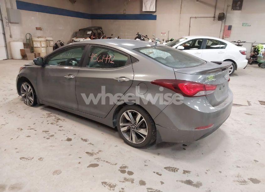 Photo 3 of 2014 Hyundai Elantra LIMITED (VIN 5NPDH4AE3EH523972)