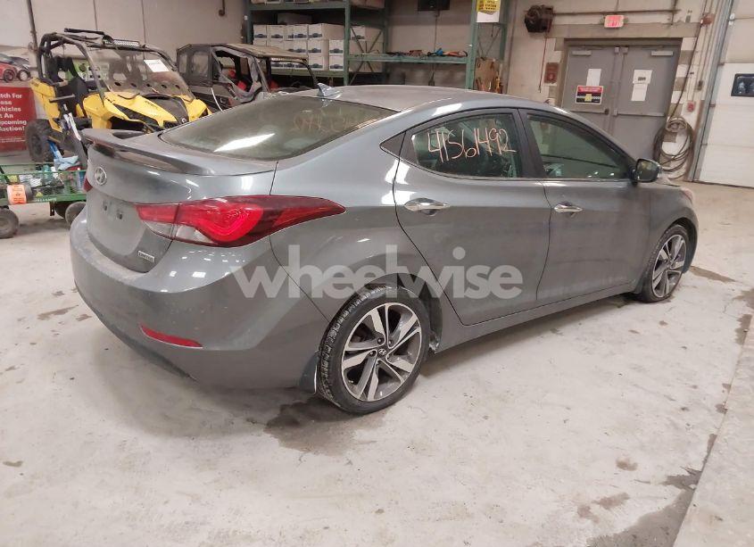 Photo 4 of 2014 Hyundai Elantra LIMITED (VIN 5NPDH4AE3EH523972)