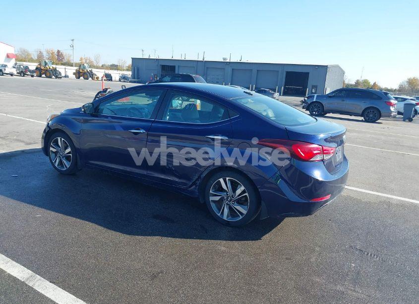 Photo 3 of 2014 Hyundai Elantra LIMITED (VIN 5NPDH4AE3EH528556)