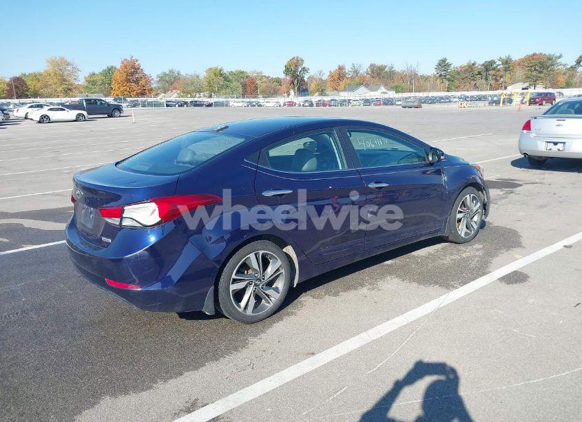 Photo 4 of 2014 Hyundai Elantra LIMITED (VIN 5NPDH4AE3EH528556)