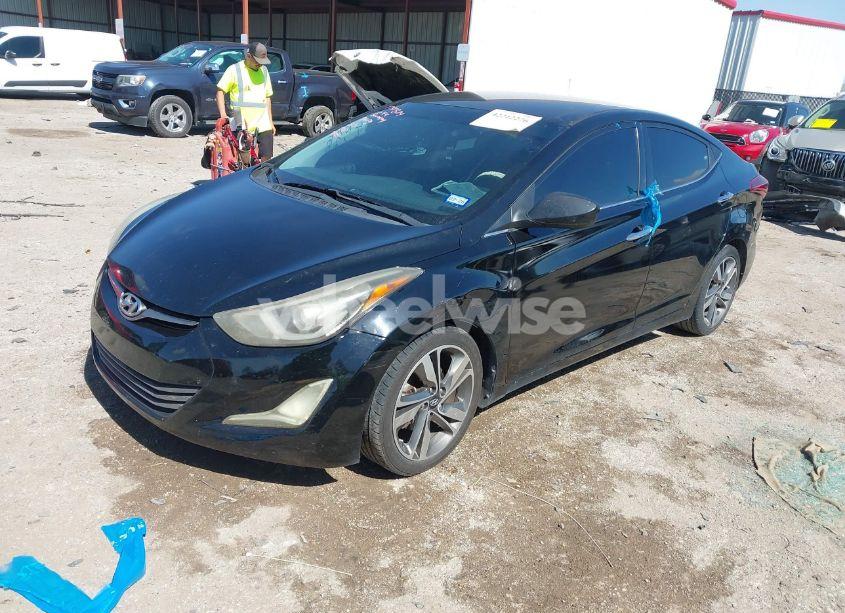 Photo 2 of 2014 Hyundai Elantra LIMITED (VIN 5NPDH4AE3EH532171)