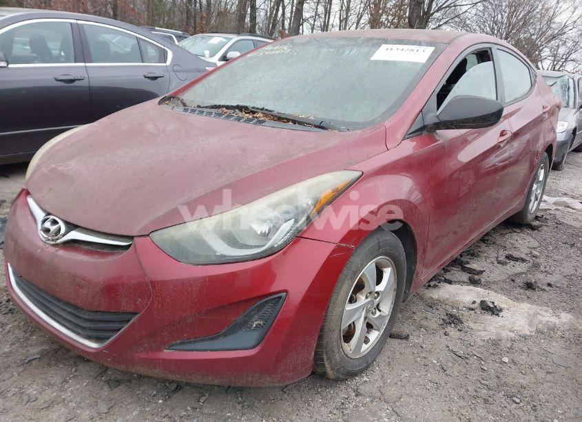 Photo 2 of 2014 Hyundai Elantra SE (VIN 5NPDH4AE3EH534423)