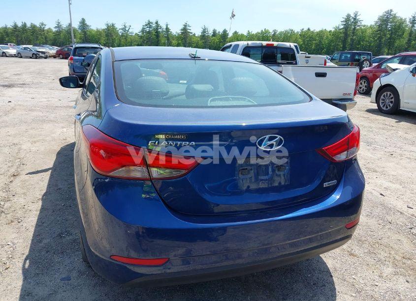 Photo 12 of 2015 Hyundai Elantra LIMITED (VIN 5NPDH4AE3FH615004)