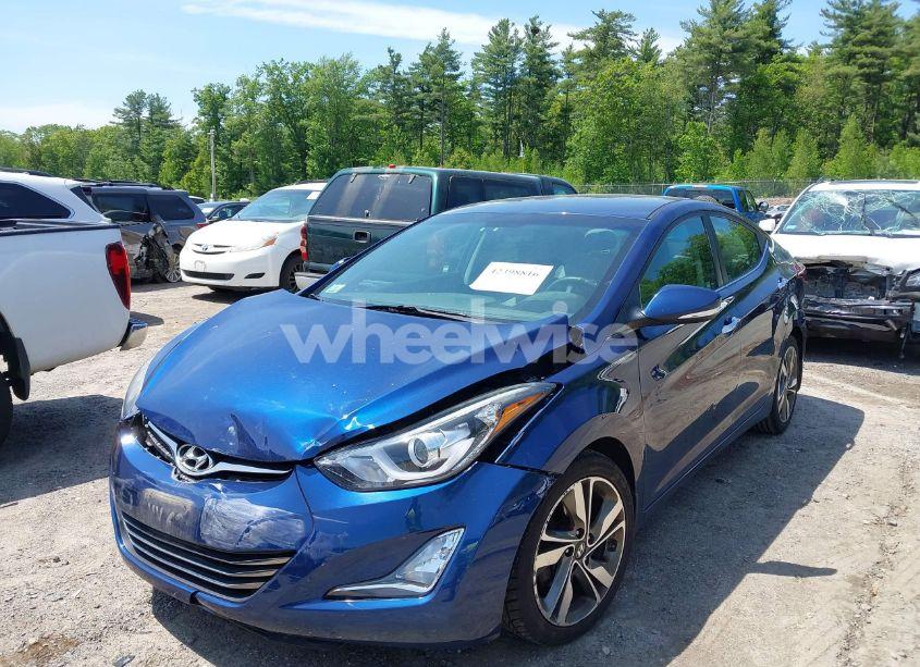 Photo 2 of 2015 Hyundai Elantra LIMITED (VIN 5NPDH4AE3FH615004)