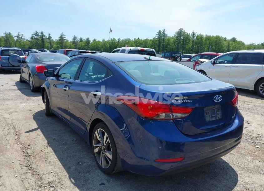 Photo 3 of 2015 Hyundai Elantra LIMITED (VIN 5NPDH4AE3FH615004)