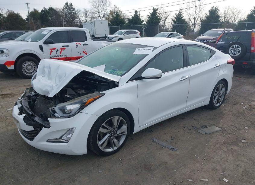 Photo 2 of 2015 Hyundai Elantra LIMITED (VIN 5NPDH4AE3FH622681)