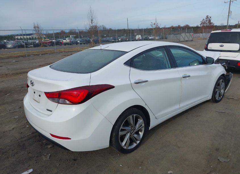 Photo 4 of 2015 Hyundai Elantra LIMITED (VIN 5NPDH4AE3FH622681)