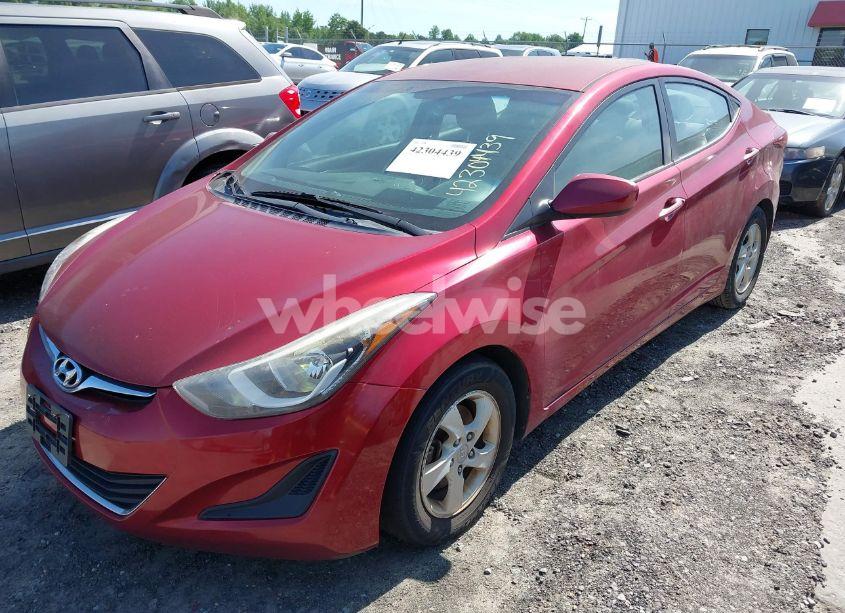 Photo 2 of 2015 Hyundai Elantra SE (VIN 5NPDH4AE3FH631235)