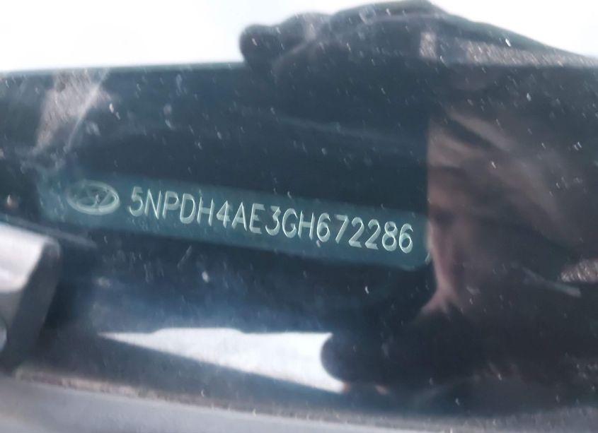 Photo 17 of 2016 Hyundai Elantra LIMITED (VIN 5NPDH4AE3GH672286)