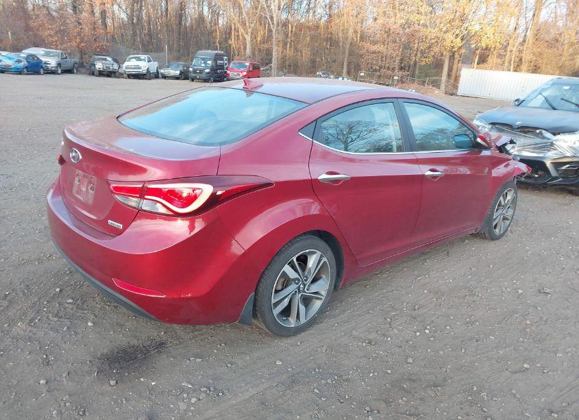 Photo 4 of 2016 Hyundai Elantra LIMITED (VIN 5NPDH4AE3GH672286)