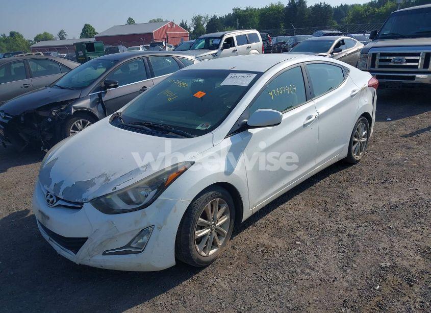 Photo 2 of 2016 Hyundai Elantra SE (VIN 5NPDH4AE3GH683949)