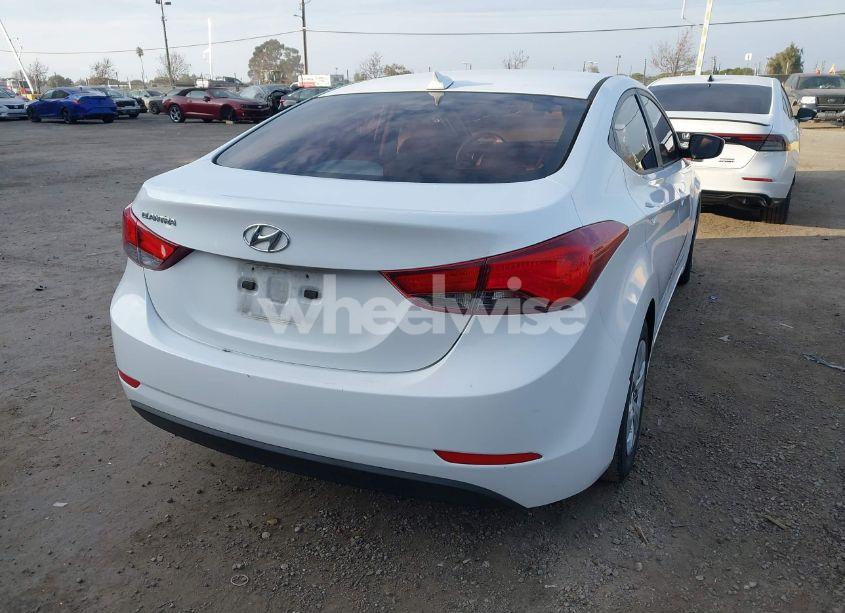Photo 4 of 2016 Hyundai Elantra SE (VIN 5NPDH4AE3GH686110)