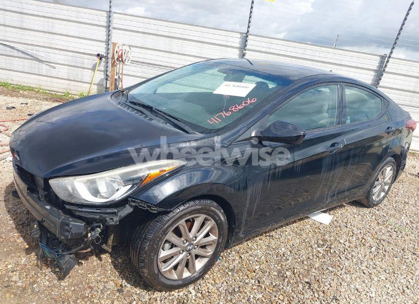 Photo 2 of 2016 Hyundai Elantra SE (VIN 5NPDH4AE3GH747665)