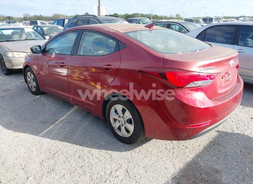 Photo 3 of 2016 Hyundai Elantra SE (VIN 5NPDH4AE3GH774882)