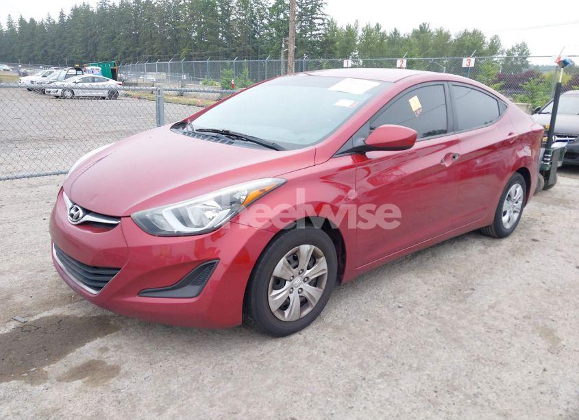 Photo 2 of 2016 Hyundai Elantra SE (VIN 5NPDH4AE3GH789527)