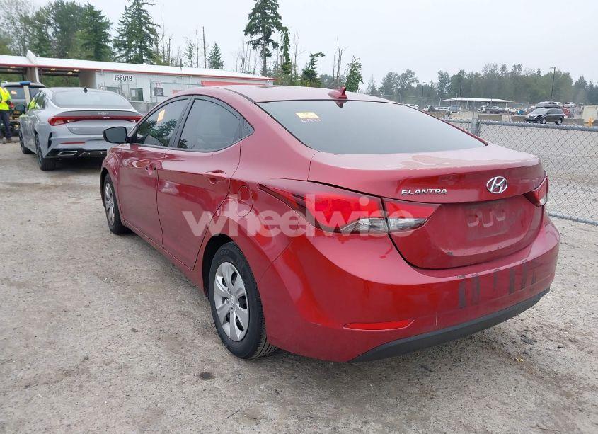 Photo 3 of 2016 Hyundai Elantra SE (VIN 5NPDH4AE3GH789527)