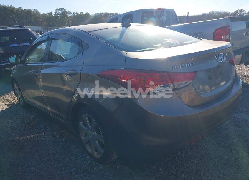 Photo 3 of 2012 Hyundai Elantra LIMITED (VIN 5NPDH4AE4CH102680)