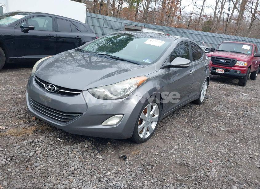 Photo 2 of 2012 Hyundai Elantra LIMITED (VIN 5NPDH4AE4CH112075)