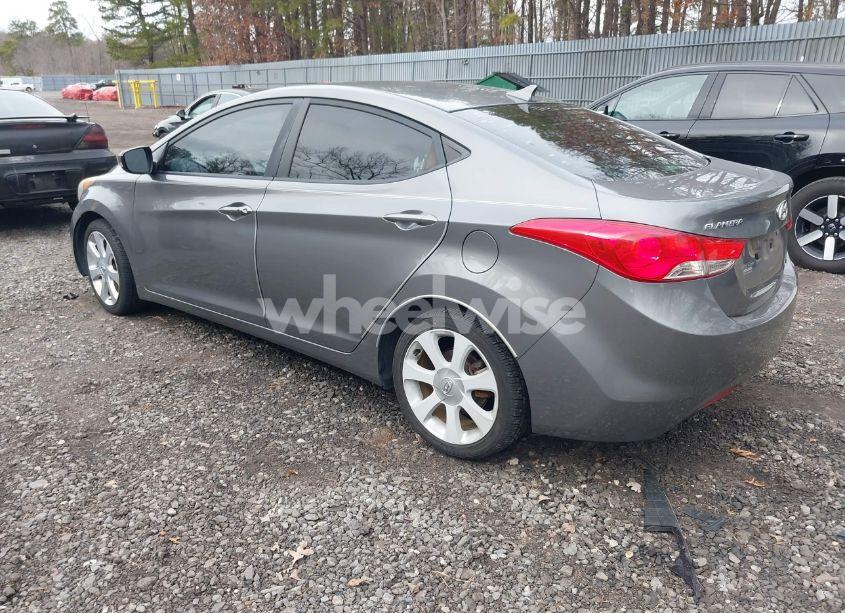 Photo 3 of 2012 Hyundai Elantra LIMITED (VIN 5NPDH4AE4CH112075)
