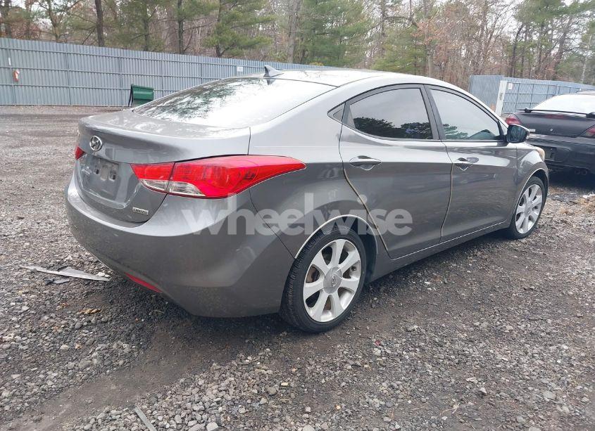 Photo 4 of 2012 Hyundai Elantra LIMITED (VIN 5NPDH4AE4CH112075)