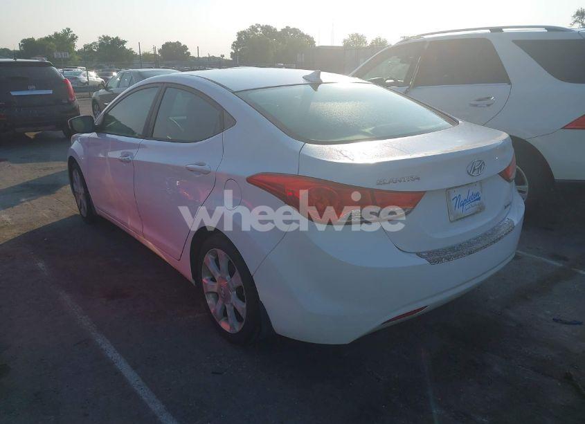 Photo 3 of 2012 Hyundai Elantra LIMITED (VIN 5NPDH4AE4CH118507)
