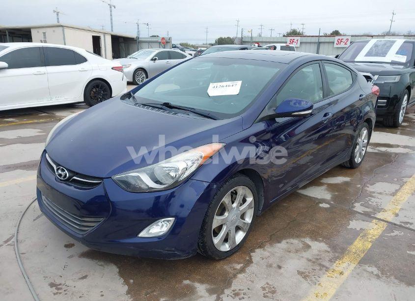 Photo 2 of 2012 Hyundai Elantra LIMITED (VIN 5NPDH4AE4CH132942)