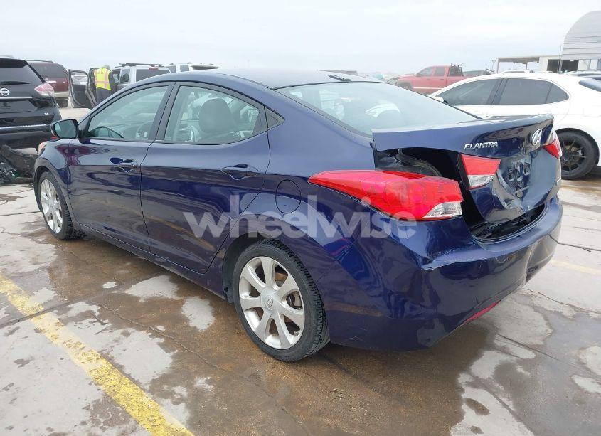Photo 3 of 2012 Hyundai Elantra LIMITED (VIN 5NPDH4AE4CH132942)