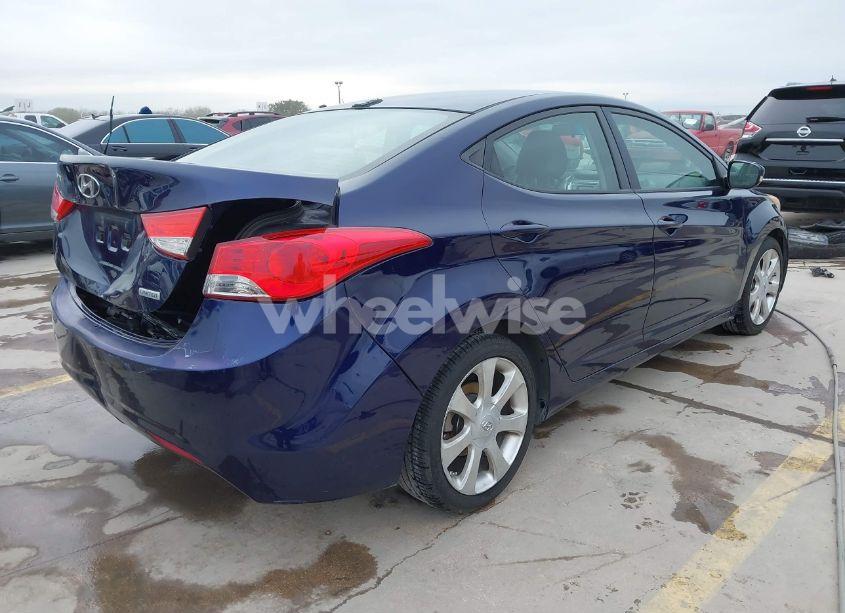Photo 4 of 2012 Hyundai Elantra LIMITED (VIN 5NPDH4AE4CH132942)
