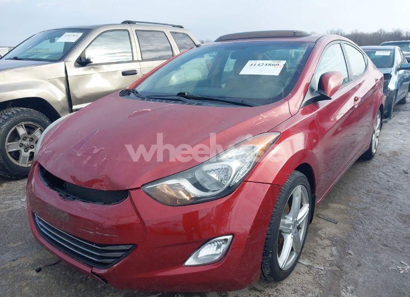 Photo 2 of 2013 Hyundai Elantra LIMITED (VIN 5NPDH4AE4DH175212)