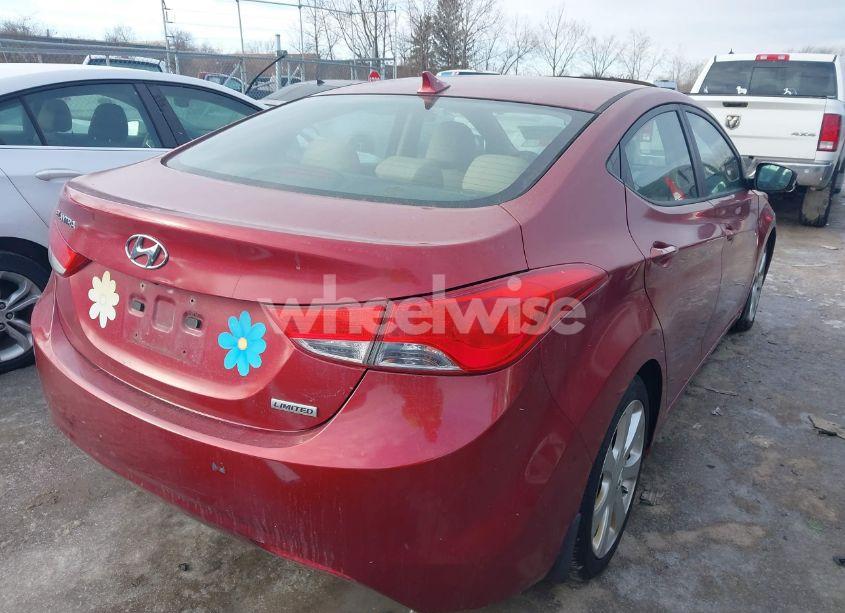 Photo 4 of 2013 Hyundai Elantra LIMITED (VIN 5NPDH4AE4DH175212)