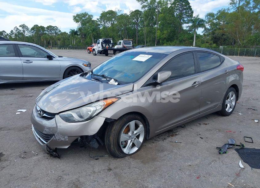Photo 2 of 2013 Hyundai Elantra GLS (VIN 5NPDH4AE4DH179163)