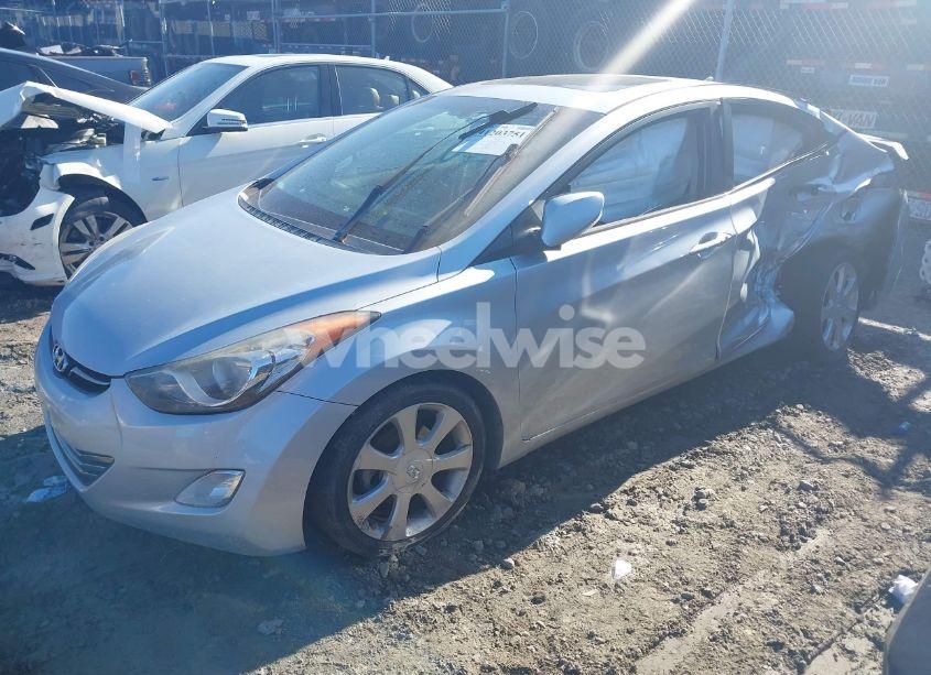 Photo 2 of 2013 Hyundai Elantra LIMITED (VIN 5NPDH4AE4DH216440)
