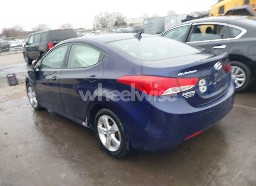 Photo 3 of 2013 Hyundai Elantra GLS (VIN 5NPDH4AE4DH274970)