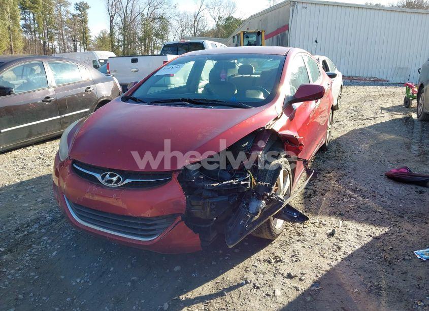 Photo 2 of 2013 Hyundai Elantra GLS (VIN 5NPDH4AE4DH320667)