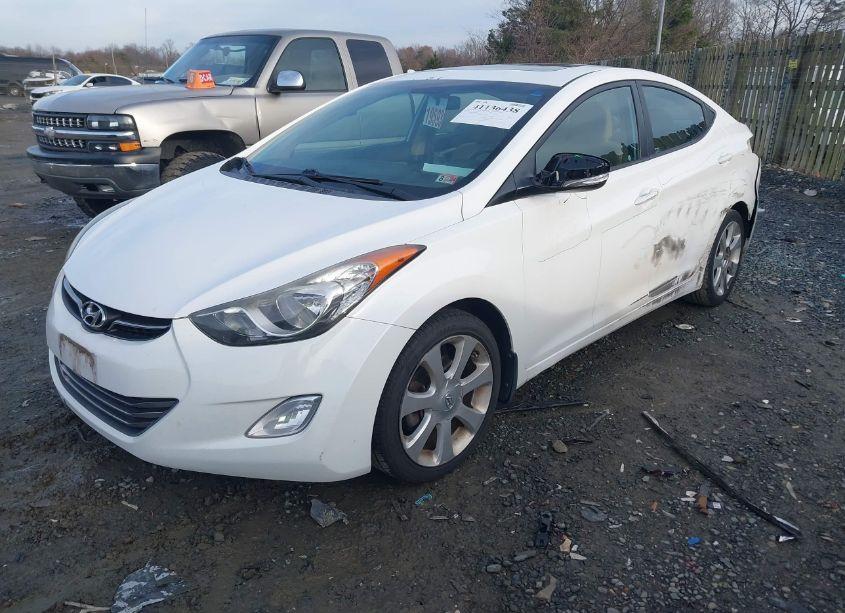 Photo 2 of 2013 Hyundai Elantra LIMITED (VIN 5NPDH4AE4DH385888)