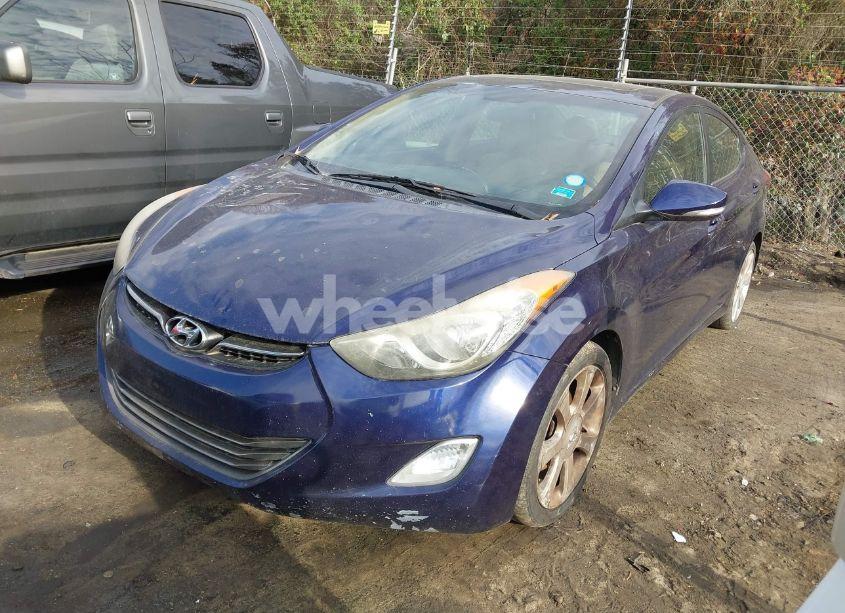 Photo 2 of 2013 Hyundai Elantra LIMITED (VIN 5NPDH4AE4DH386720)