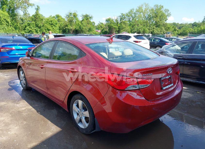 Photo 3 of 2013 Hyundai Elantra GLS (VIN 5NPDH4AE4DH405444)