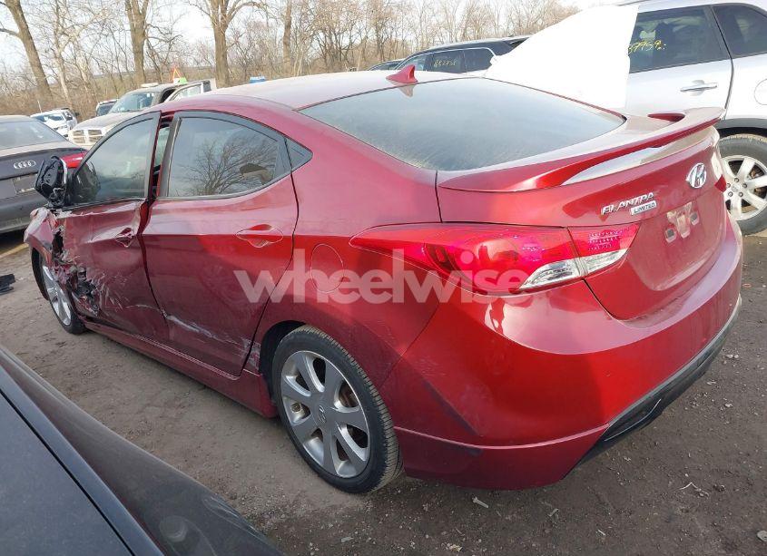 Photo 3 of 2013 Hyundai Elantra LIMITED (VIN 5NPDH4AE4DH406626)