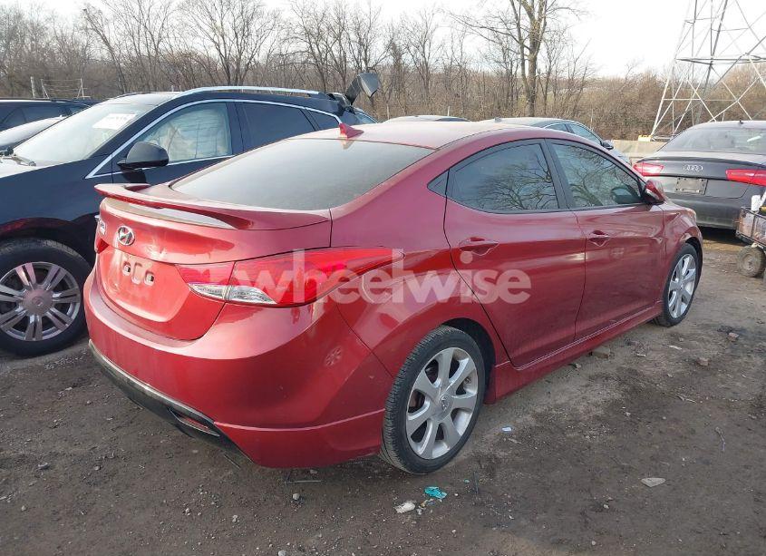 Photo 4 of 2013 Hyundai Elantra LIMITED (VIN 5NPDH4AE4DH406626)