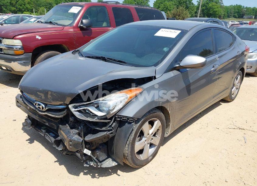 Photo 2 of 2013 Hyundai Elantra GLS (VIN 5NPDH4AE4DH417819)