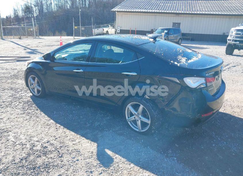 Photo 3 of 2014 Hyundai Elantra LIMITED (VIN 5NPDH4AE4EH478007)