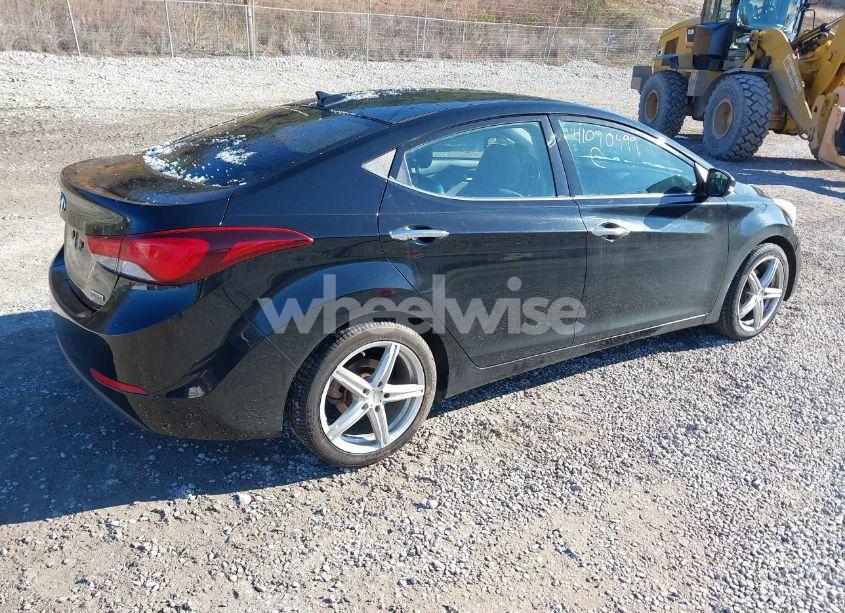 Photo 4 of 2014 Hyundai Elantra LIMITED (VIN 5NPDH4AE4EH478007)