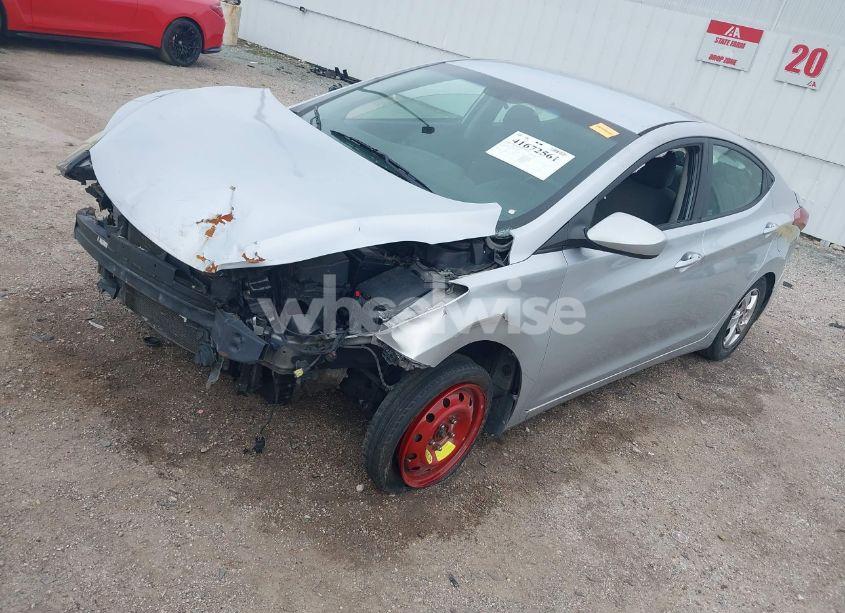 Photo 2 of 2014 Hyundai Elantra SE (VIN 5NPDH4AE4EH491372)