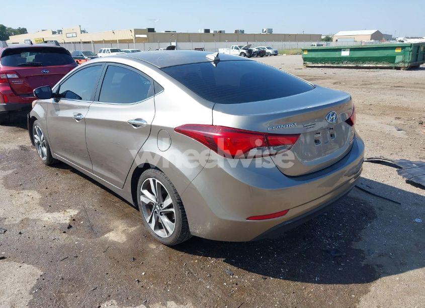 Photo 3 of 2014 Hyundai Elantra LIMITED (VIN 5NPDH4AE4EH506971)