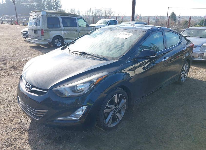 Photo 2 of 2014 Hyundai Elantra LIMITED (VIN 5NPDH4AE4EH508798)