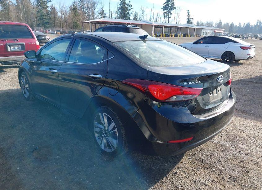 Photo 3 of 2014 Hyundai Elantra LIMITED (VIN 5NPDH4AE4EH508798)